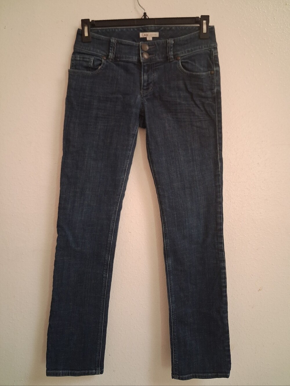 CAbi Jeans Women's Size 4 Dark Wash Skinny Jeans Double Button
